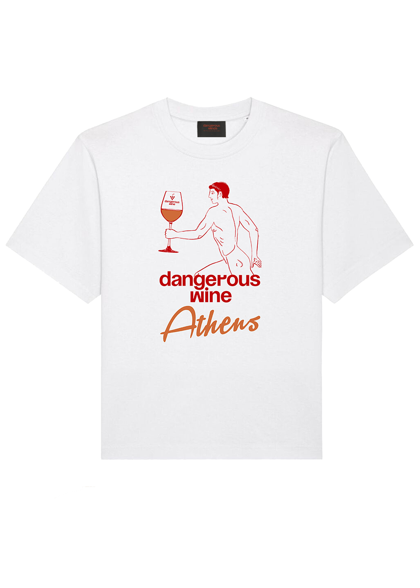 Dangerous Minds WINE Methusmenos Dromeas white tshirt