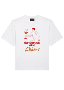 Dangerous Minds WINE Methusmenos Dromeas white tshirt