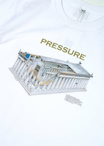 Pressure Akropolis white tee