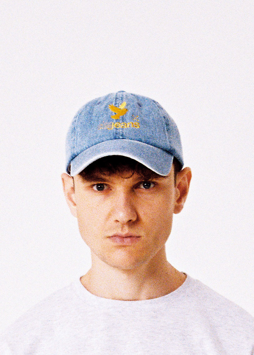 DM Jeans Big Bird blue denim cap