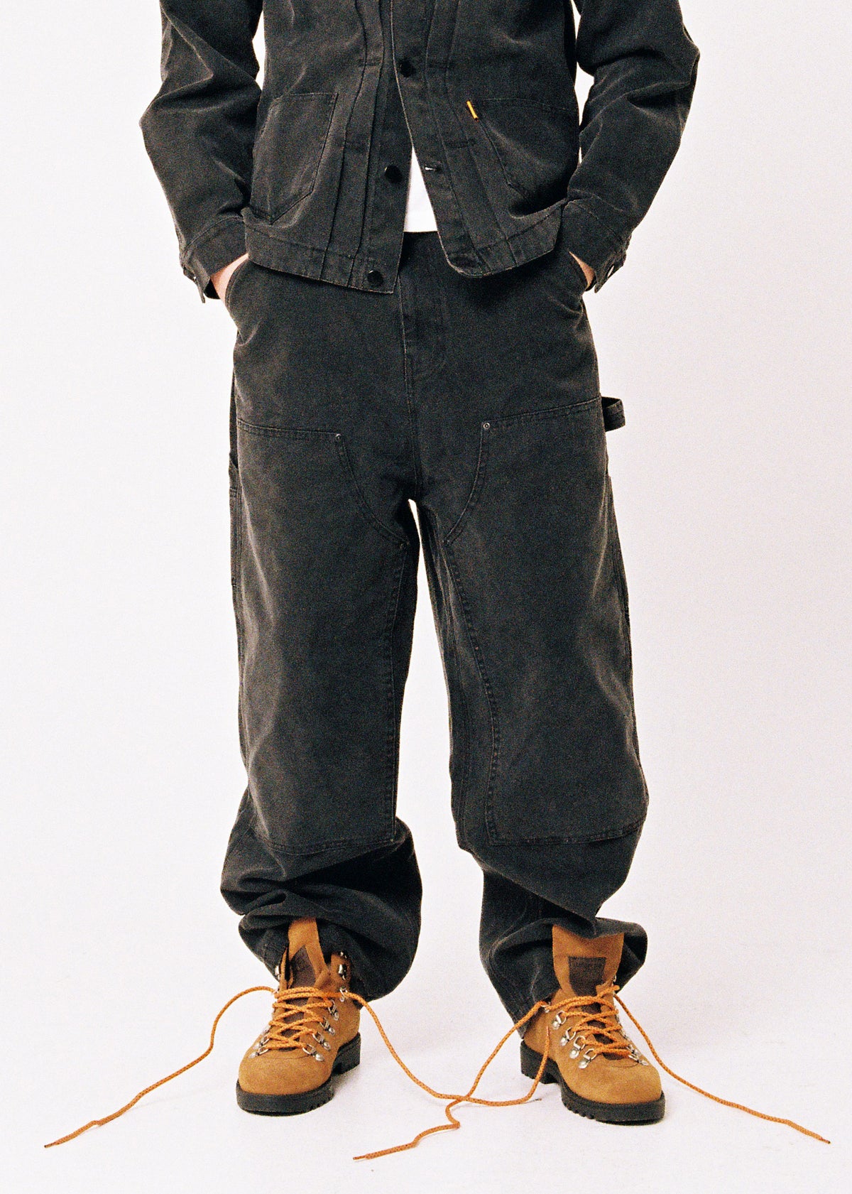 DM Jeans black canvas pants 13.5 oz