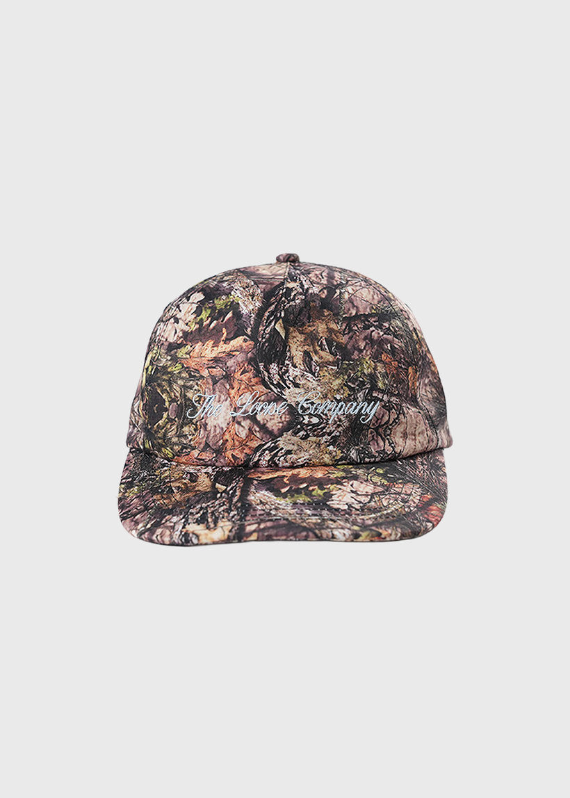 The Loose Company Script Logo camo cap