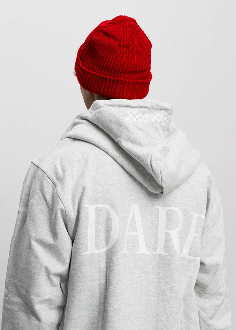 Dangerous Minds Big Dare grey zip hoodie