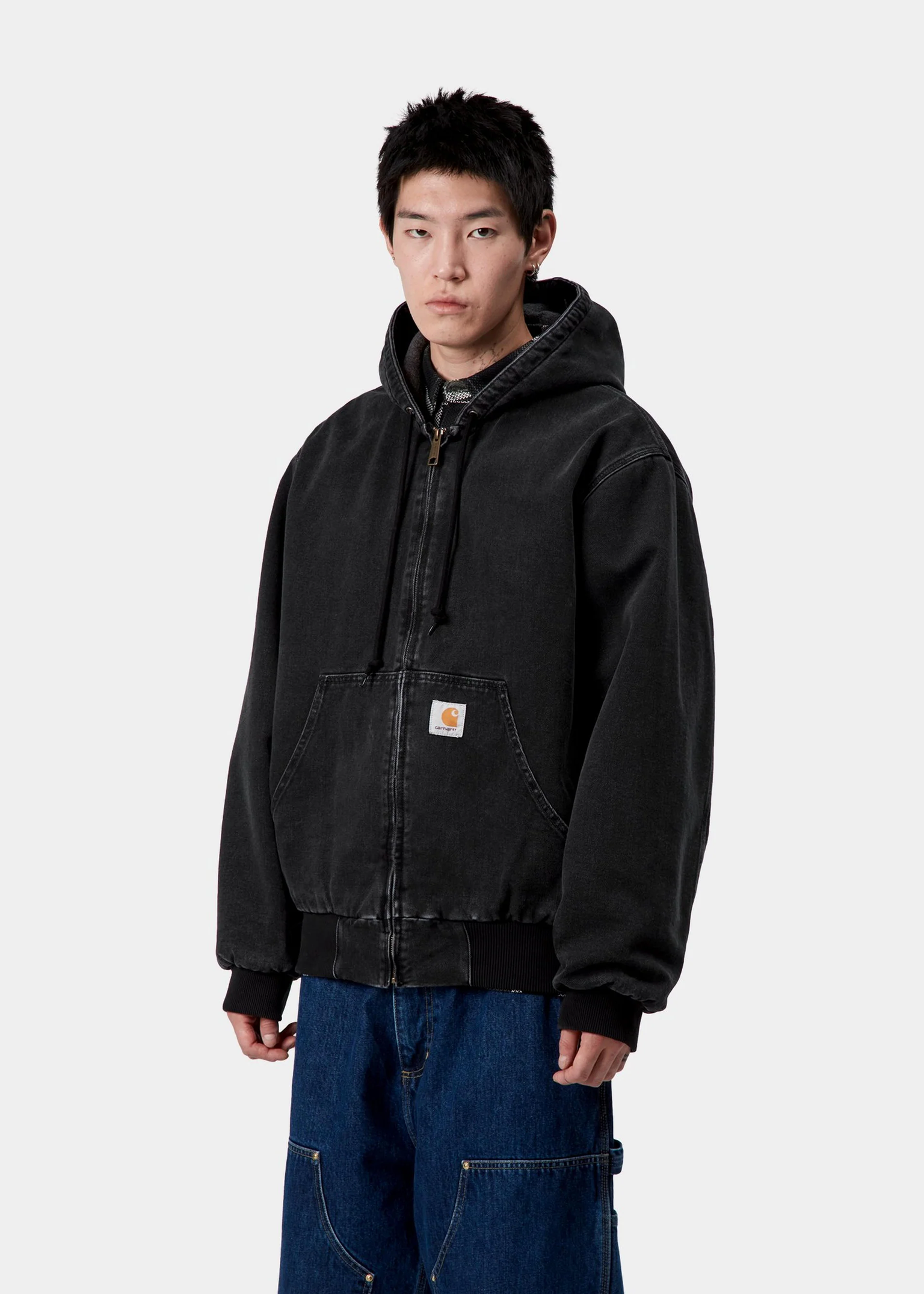 Carhartt WIP I032232 OG Active black stone washed jacket