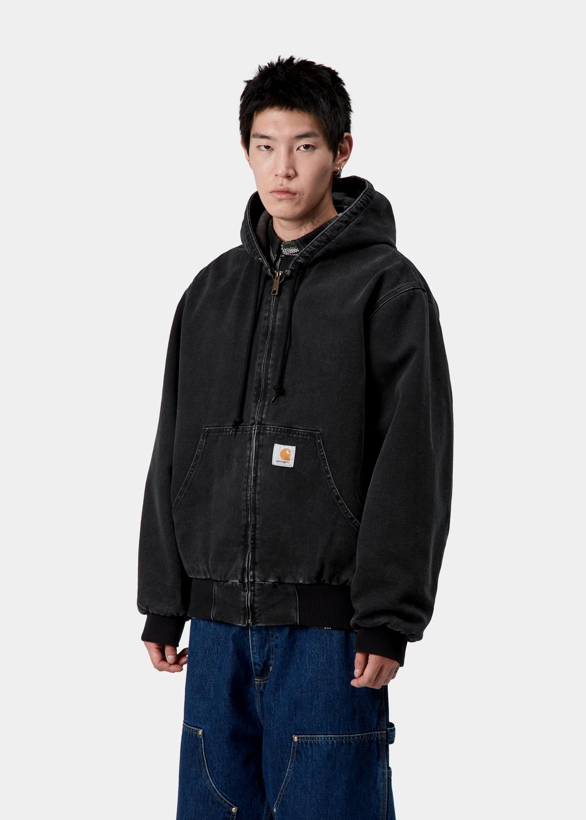Carhartt WIP I032232 OG Active black stone washed jacket