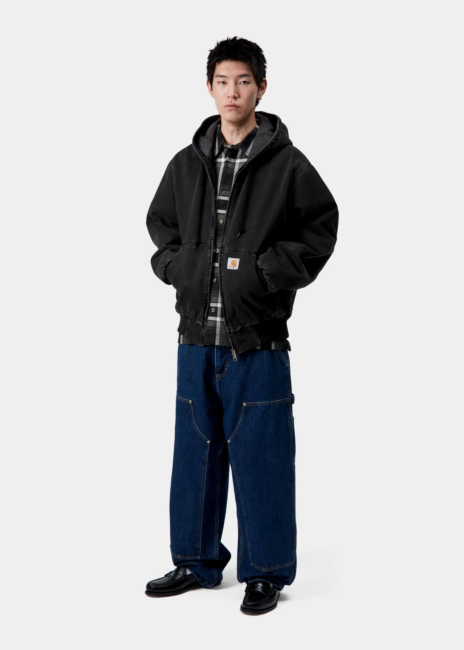 Carhartt WIP I032232 OG Active black stone washed jacket