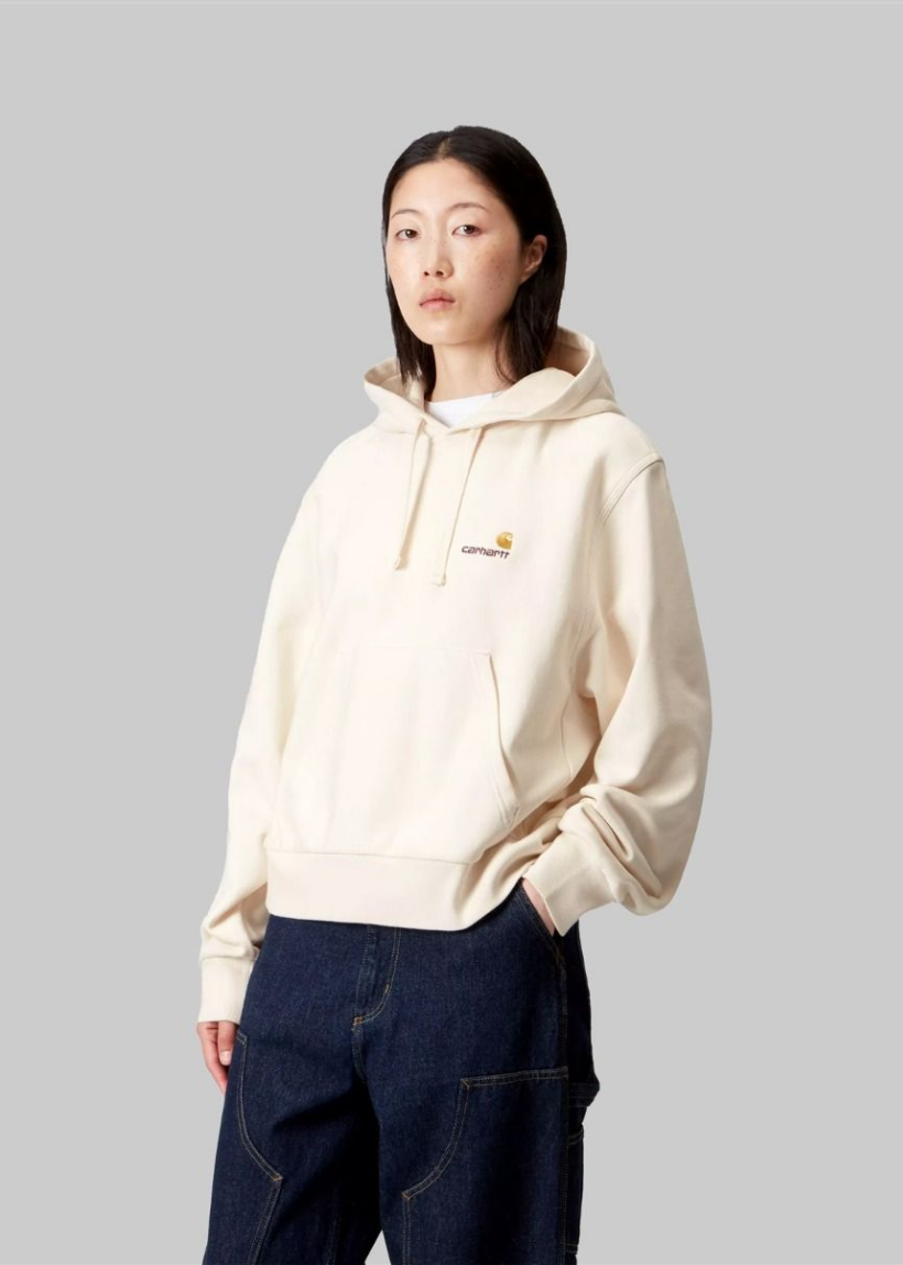 Carhartt WIP I033650 W' HD American Script natural sweatshirt