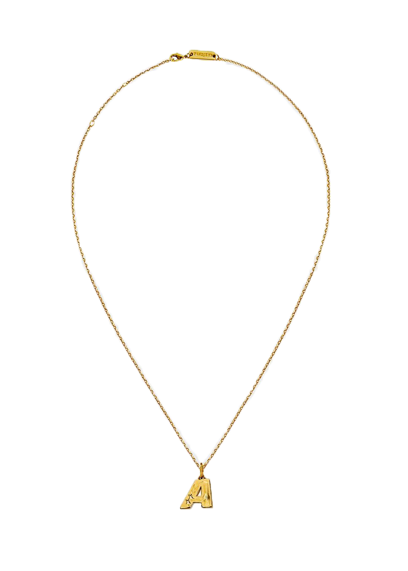 Twojeys A gold necklace