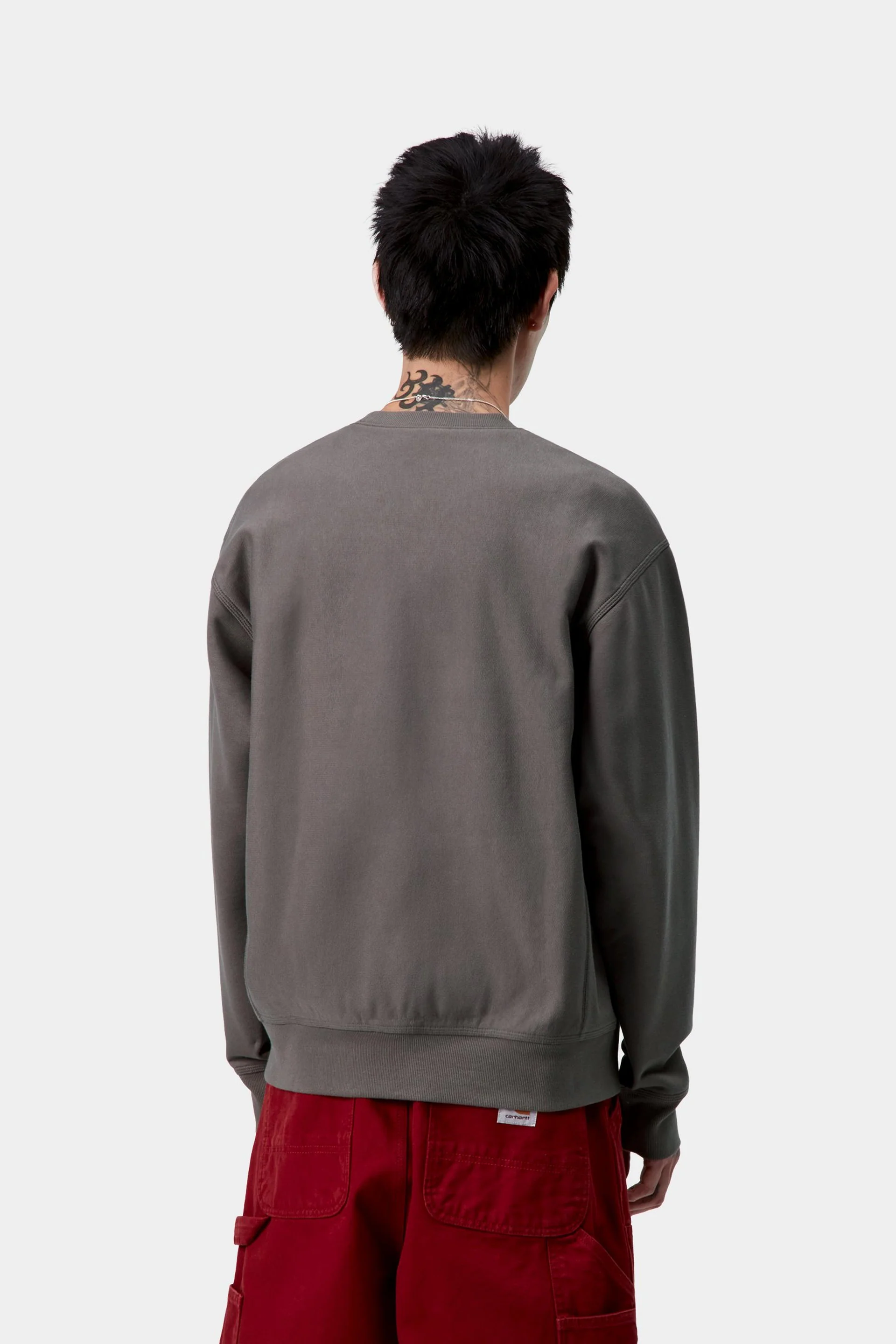 Carhartt WIP I025475 American Script porphyry sweatshirt