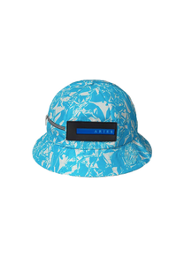 Aries Crinkle Nylon blue bell bucket hat