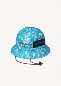 Aries Crinkle Nylon blue bell bucket hat