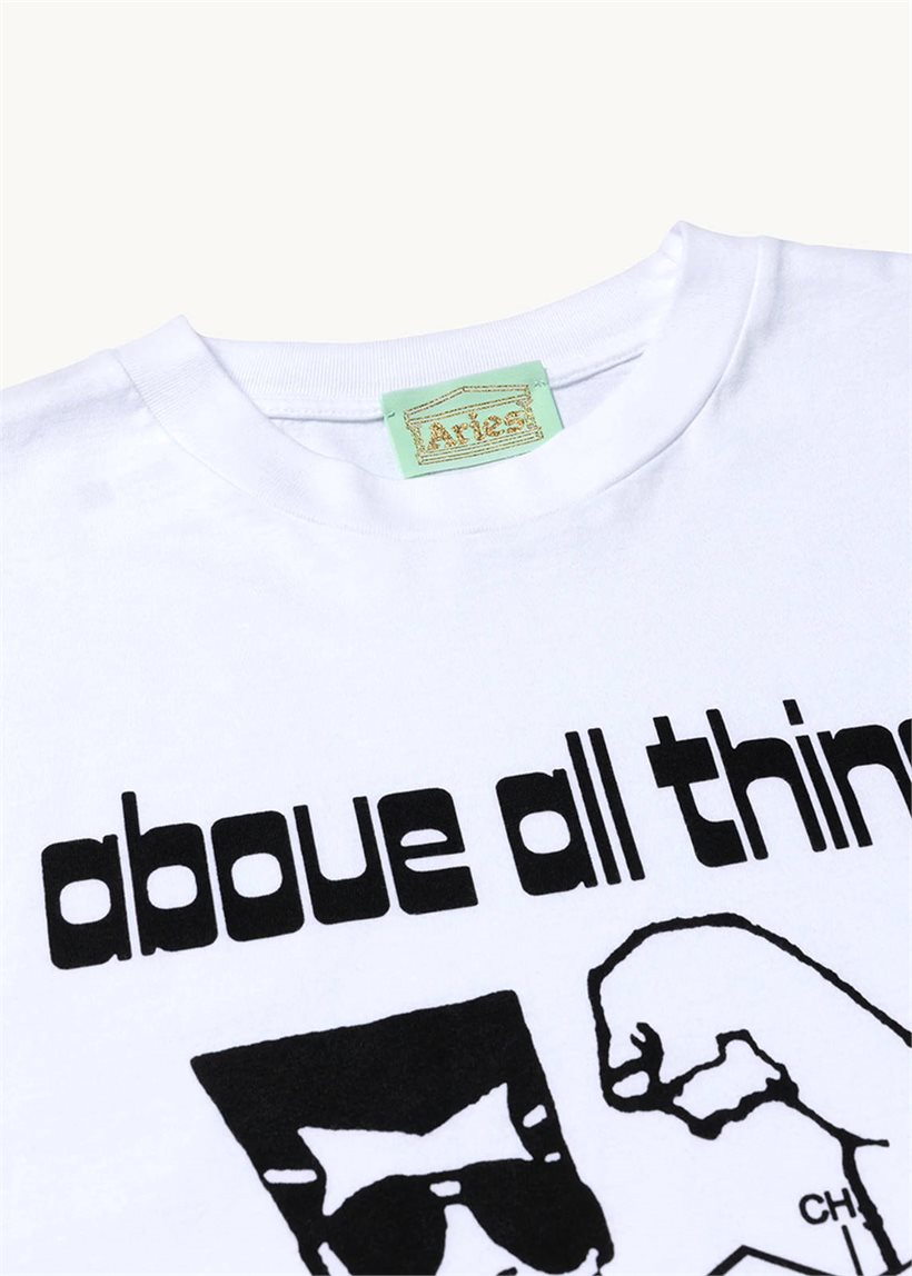 Aries Be A Man white tee
