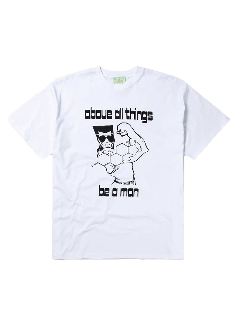 Aries Be A Man white tee