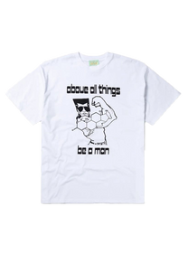 Aries Be A Man white tee