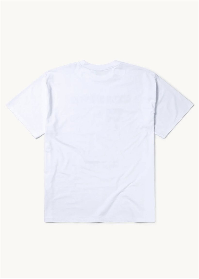 Aries be a man white tee