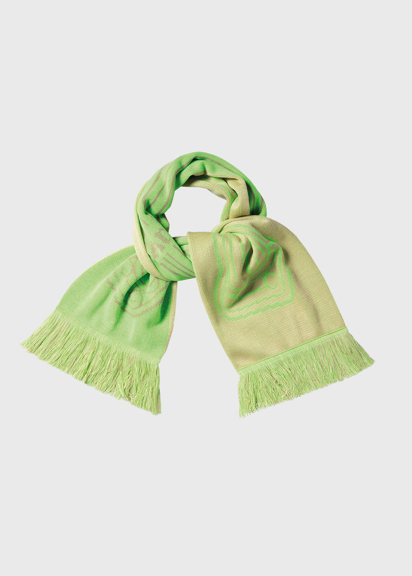 Aries Column fluoro green scarf