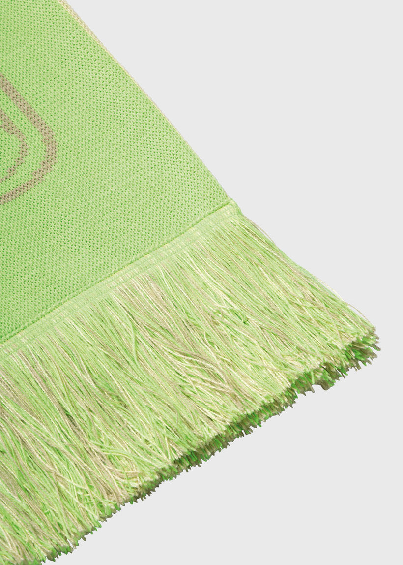 Aries Column fluoro green scarf