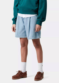Carhartt WIP I033345 W' Alta blue stone bleached shorts