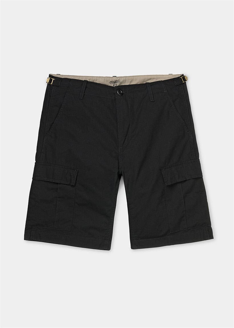 Carhartt WIP I028245 Aviation black rinsed shorts
