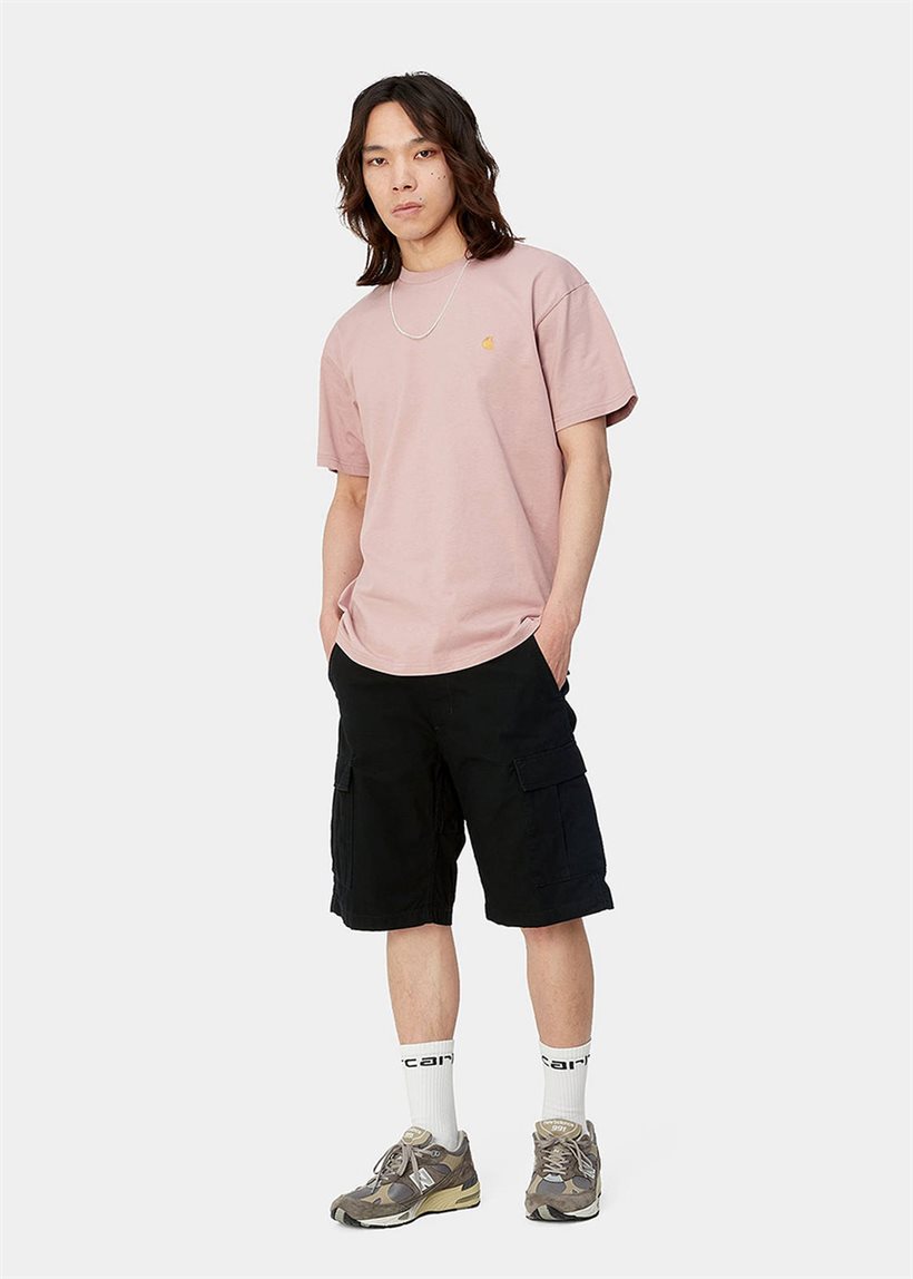 Carhartt WIP I028245 Aviation black rinsed shorts