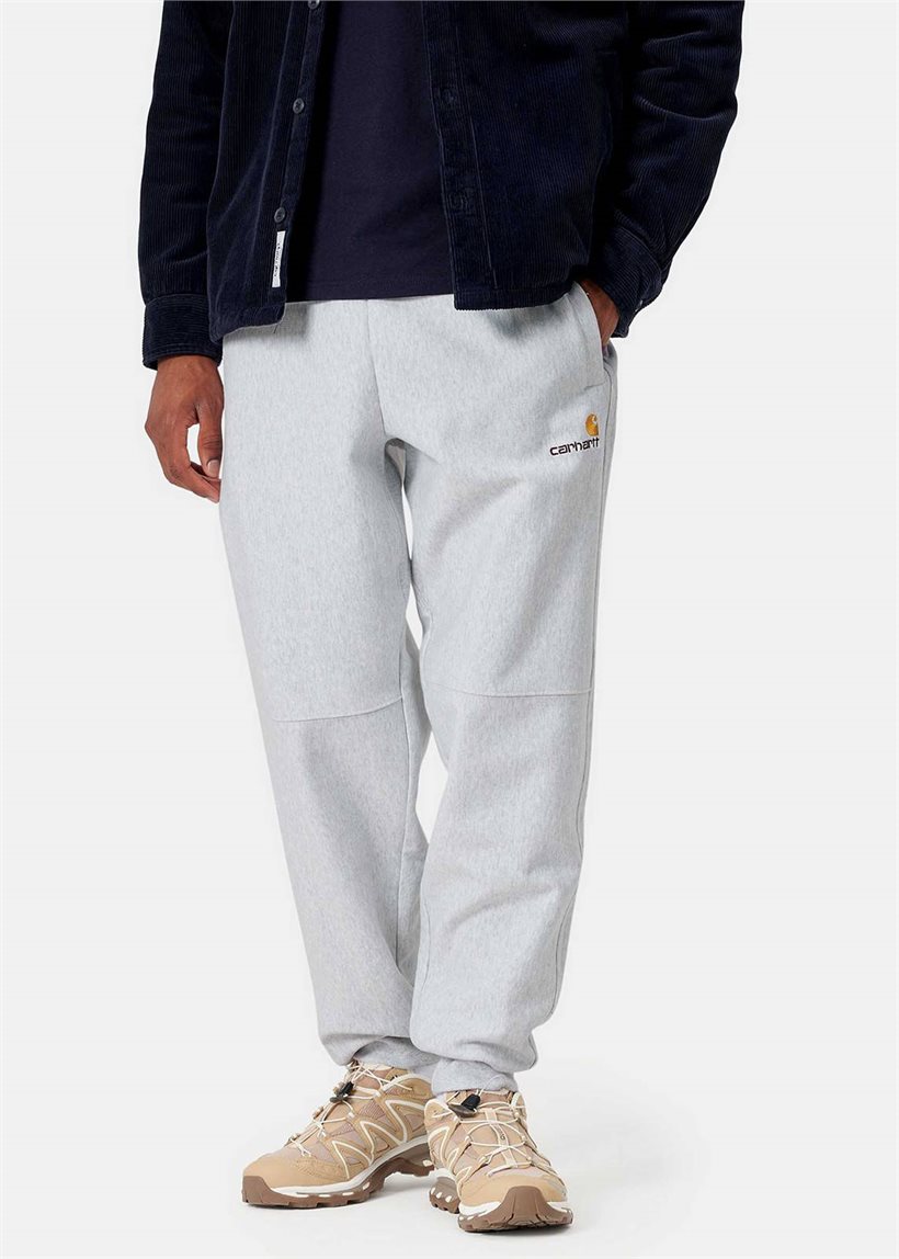 Carhartt WIP I027042 American Script ash heather jogging pants