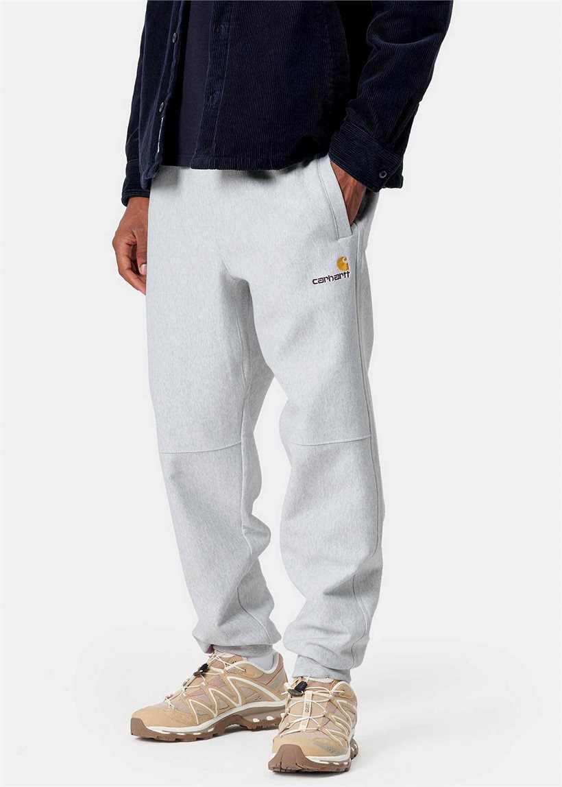 Carhartt WIP I027042 American Script ash heather jogging pants
