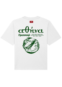 Pressure Athens Coin white tee