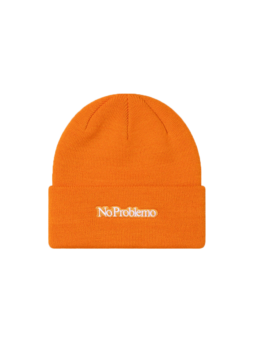 No Problemo Mini Problemo orange beanie