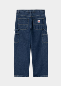 Carhartt WIP I032106 Nash Double Knee blue stone washed pants