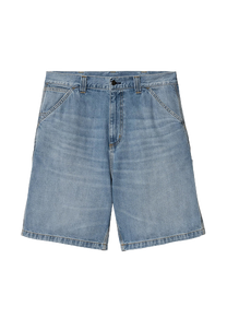 Carhartt WIP I034872 OG Single Knee burst washed blue shorts
