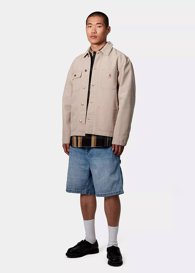Carhartt WIP I034872 OG Single Knee burst washed blue shorts