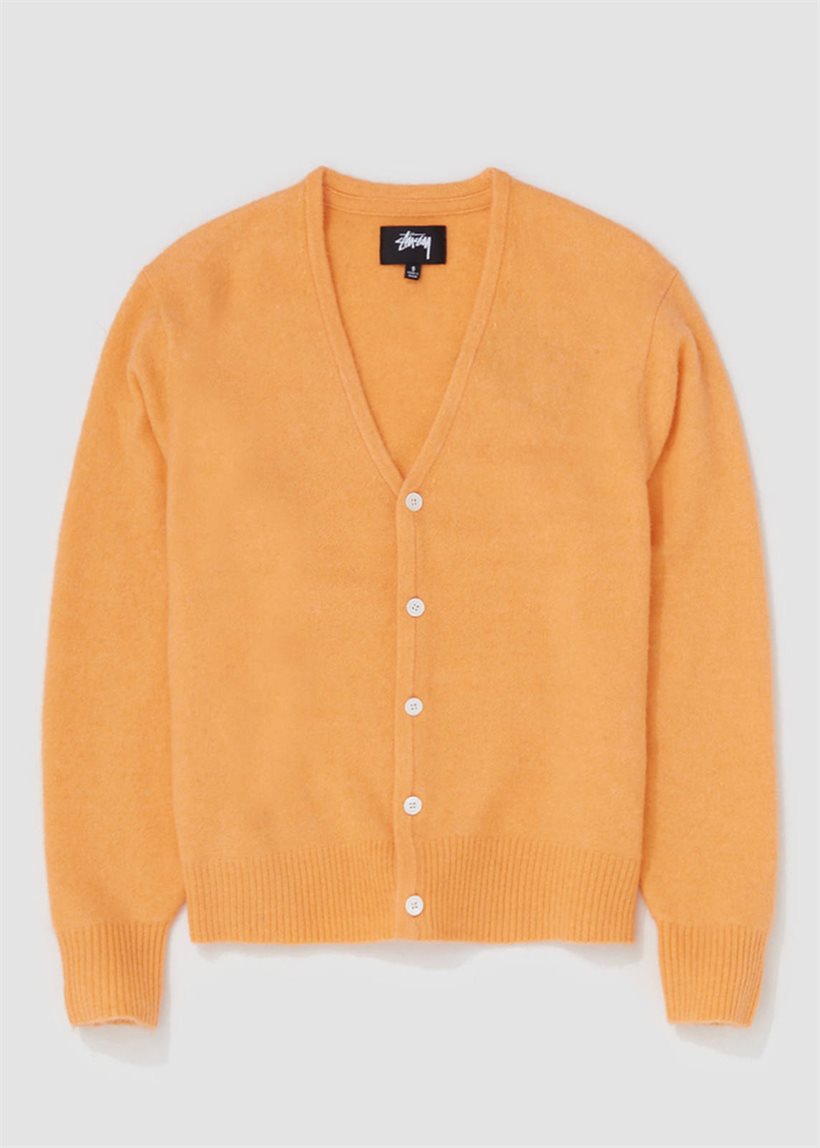 Stüssy 117207 peach brushed cardigan