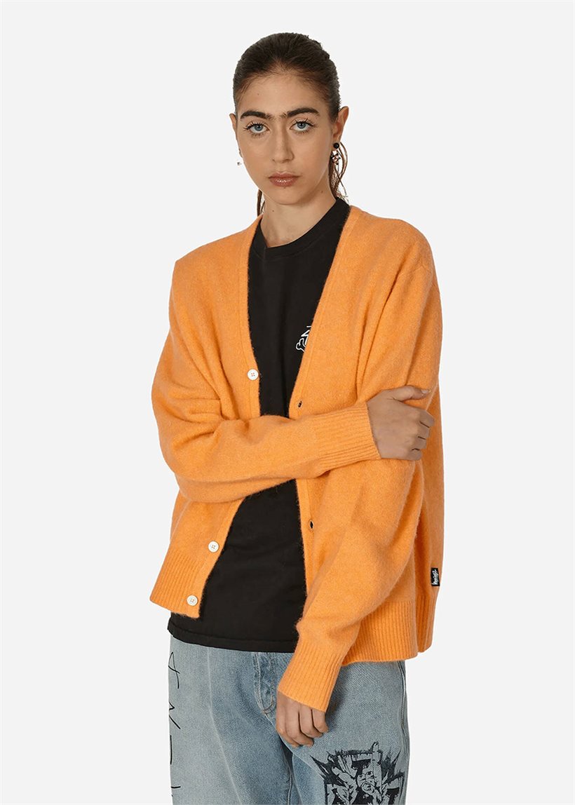 Stüssy 117207 peach brushed cardigan