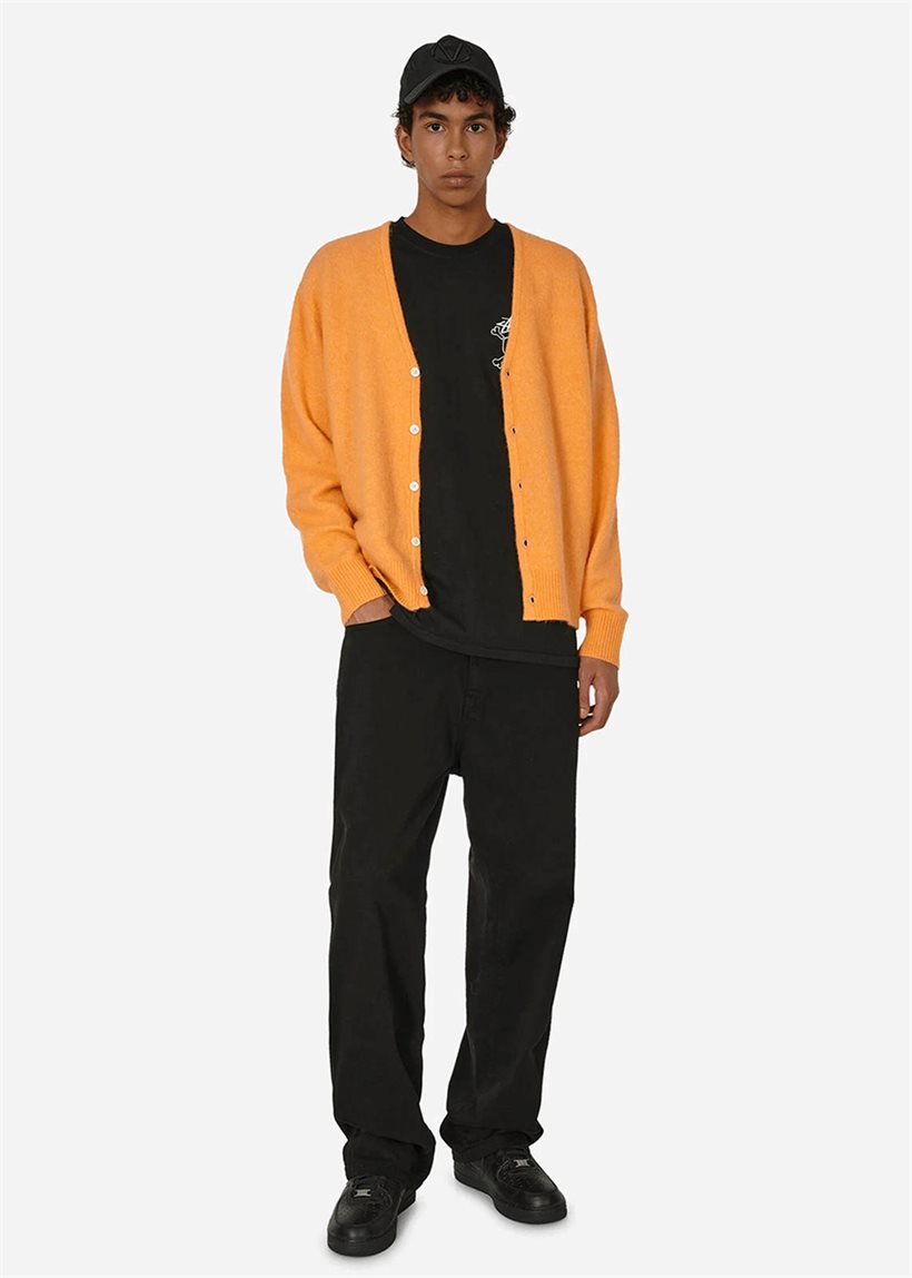 Stüssy 117207 peach brushed cardigan