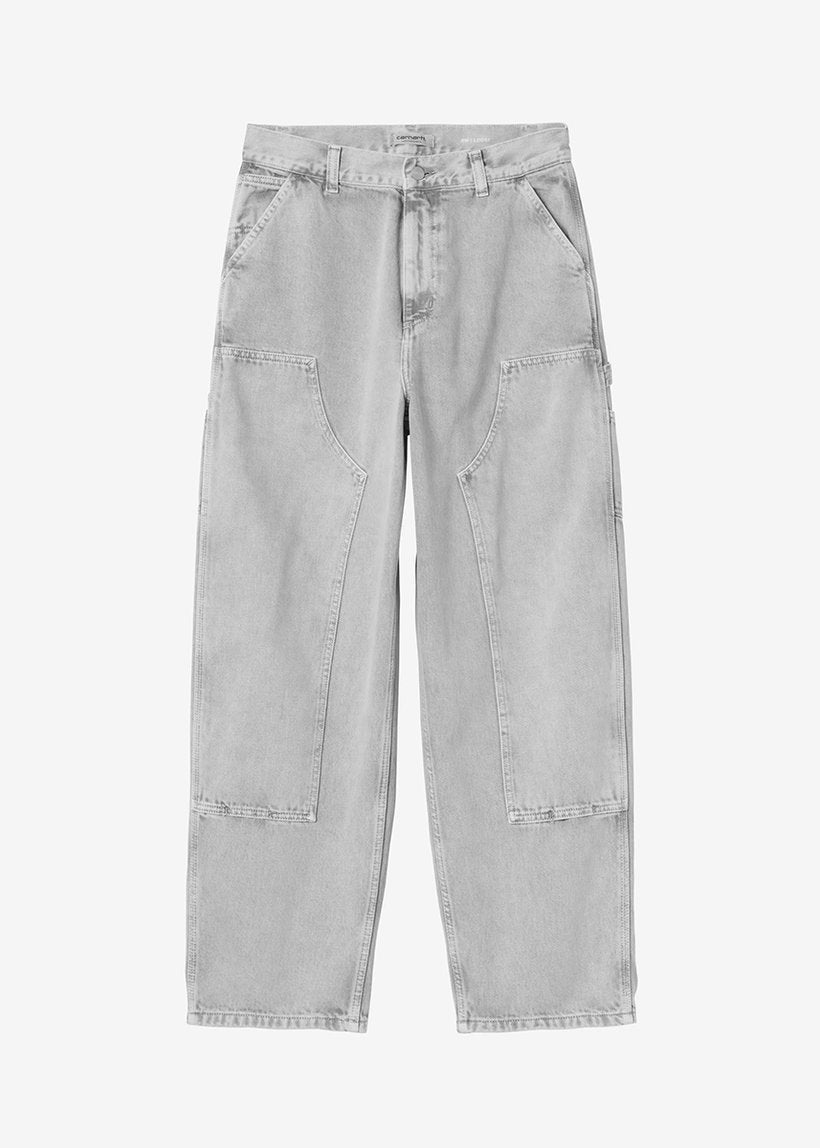 Carhartt WIP I035828 W' Brandon black chalk wash double knee pants