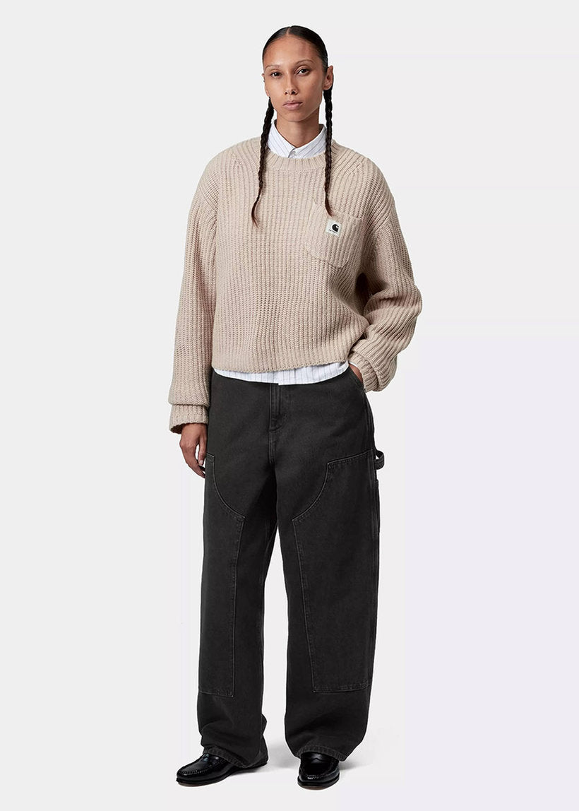 Carhartt WIP I034635 W' Brandon Double Knee black stone washed pants