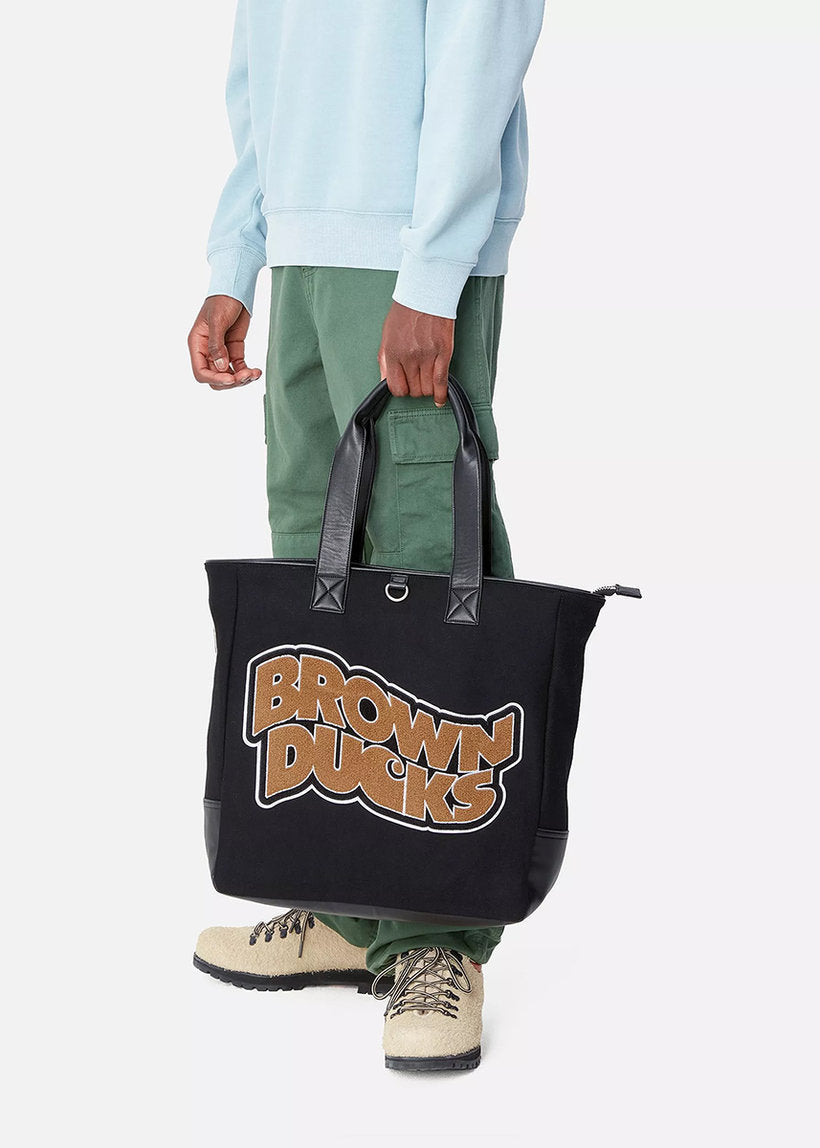 Carhartt WIP I033799 Brown Ducks black/black tote