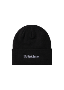 No Problemo Mini Problemo black beanie