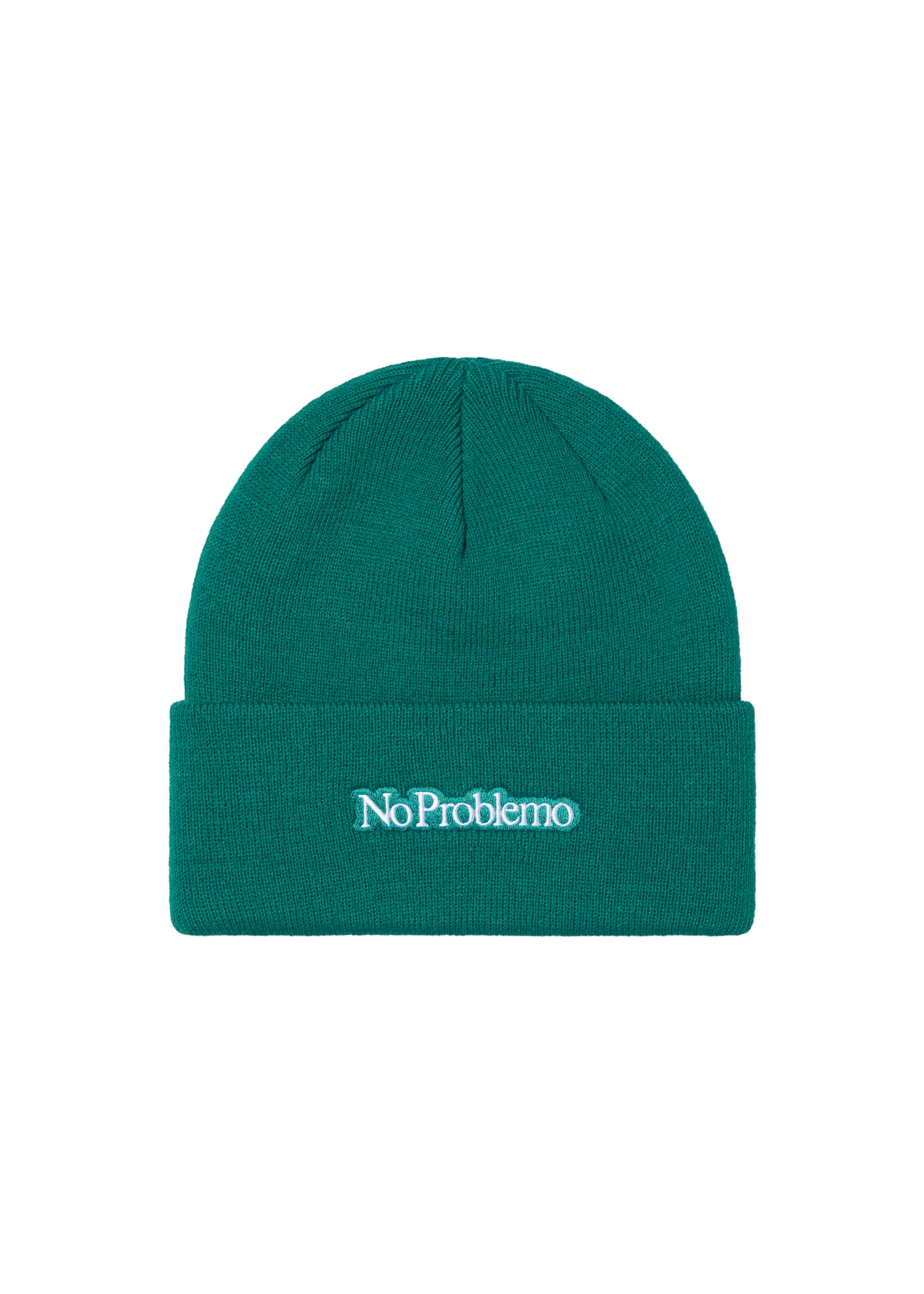 No Problemo Mini Problemo green beanie