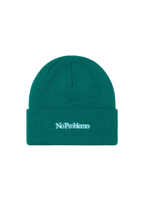 No Problemo Mini Problemo green beanie