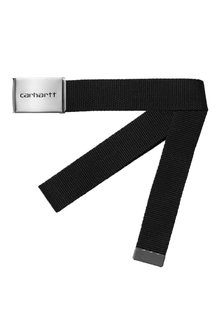 Carhartt WIP I019176 chrome black clip belt