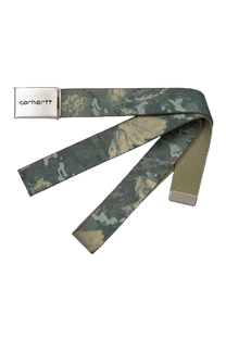 Carhartt WIP I019176 chrome camo combi green clip belt