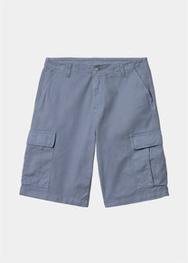 Carhartt WIP I031517 Regular cargo bay blue garment dyed shorts