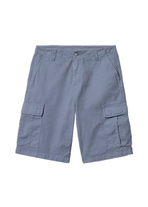 Carhartt WIP I031517 Regular cargo bay blue garment dyed shorts
