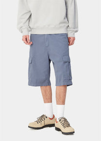 Carhartt WIP I031517 Regular cargo bay blue garment dyed shorts