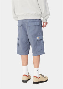 Carhartt WIP I031517 Regular cargo bay blue garment dyed shorts