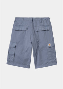 Carhartt WIP I031517 Regular cargo bay blue garment dyed shorts