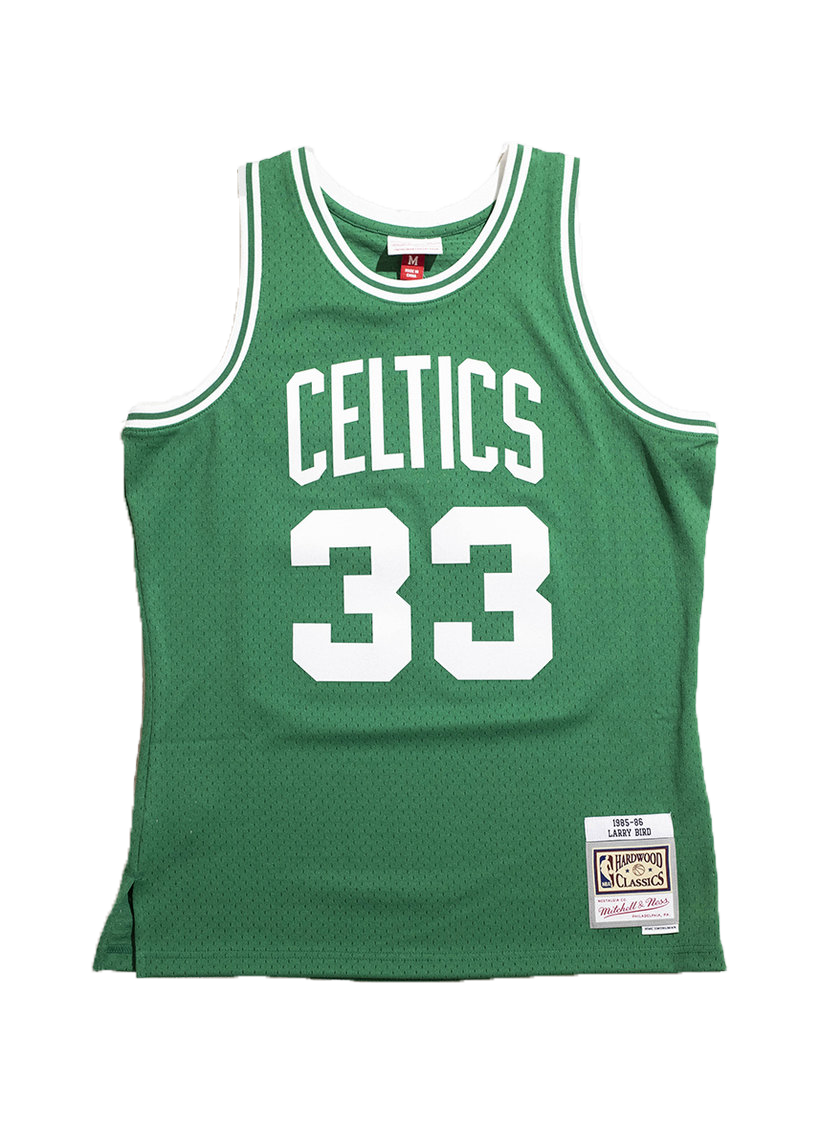 Mitchell &amp; Ness NBA Swingman road jersey Boston Celtics 85 Larry Bird Green