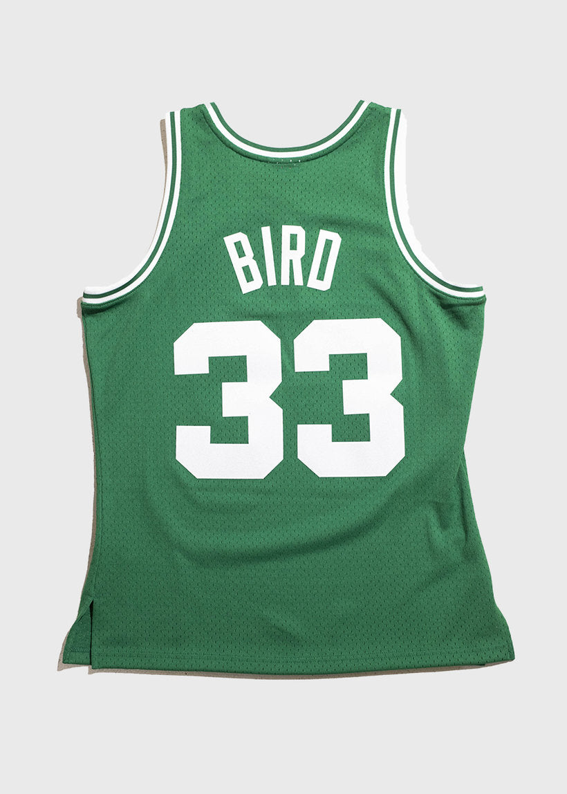Mitchell &amp; Ness NBA Swingman road jersey Boston Celtics 85 Larry Bird Green