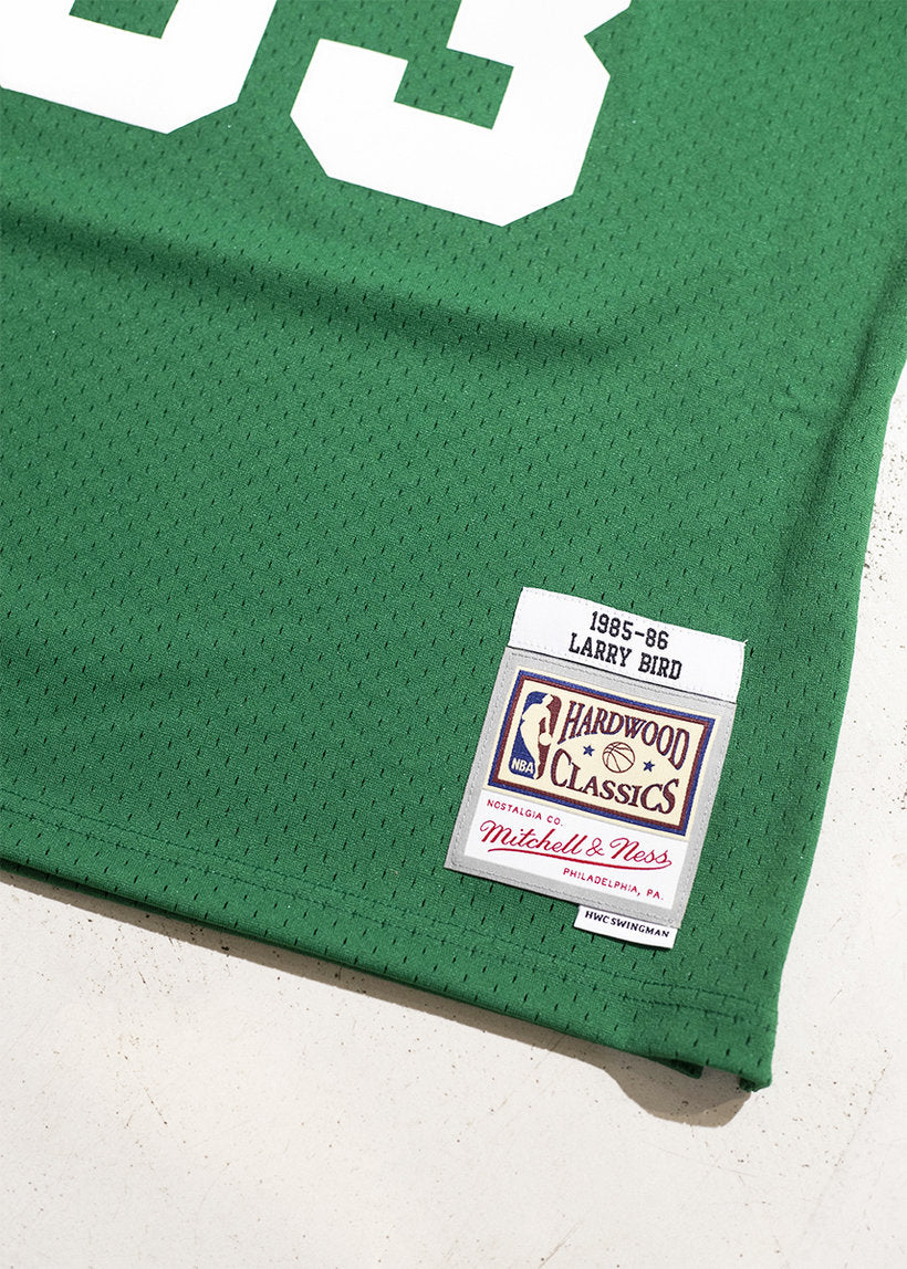 Mitchell &amp; Ness NBA Swingman road jersey Boston Celtics 85 Larry Bird Green